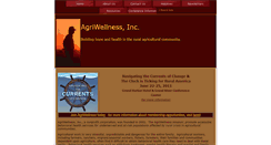 Desktop Screenshot of agriwellness.org