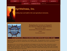 Tablet Screenshot of agriwellness.org